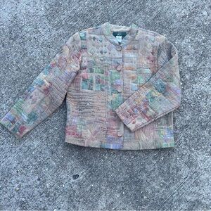 Vintage Orvis Earthy Patchwork Jacket USA made